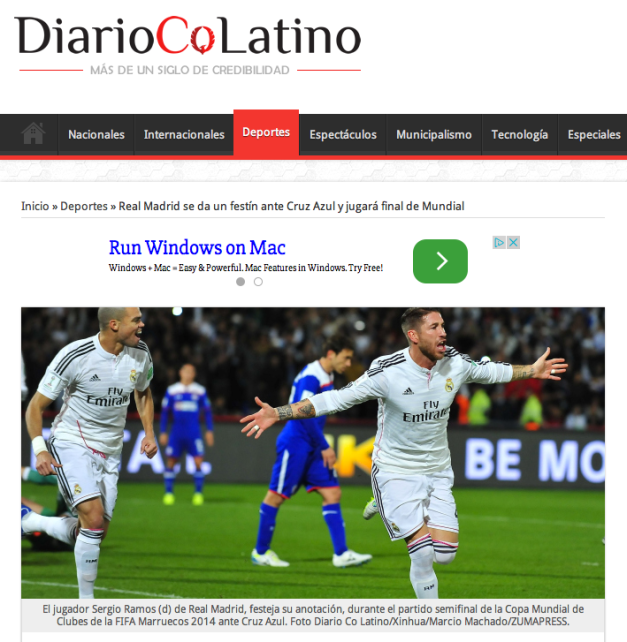 Foto Diario Co Latino:Xinhua:Marcio Machado:ZUMAPRESS