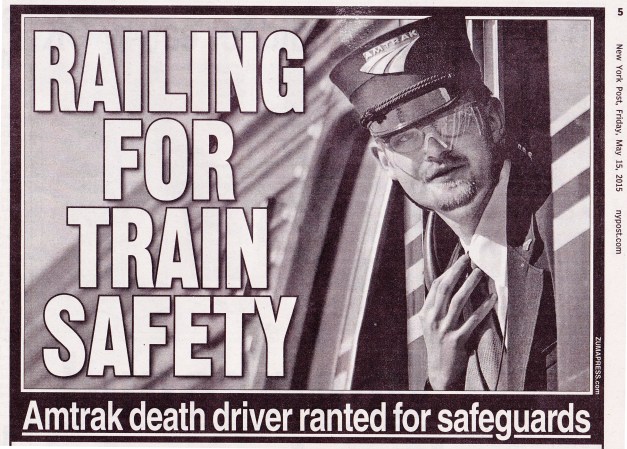 half page new york post train