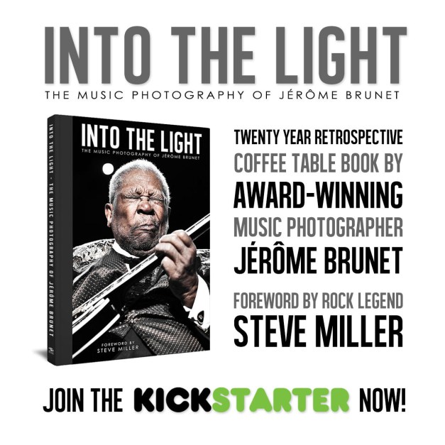 Into The Light : The Music Photography of Jérôme Brunet