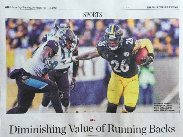 Brian Kunst via ZUMA Press Has Wall Street Journal Sports Cover