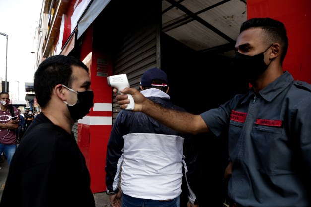 malls reopen amid pandemic in Brazil