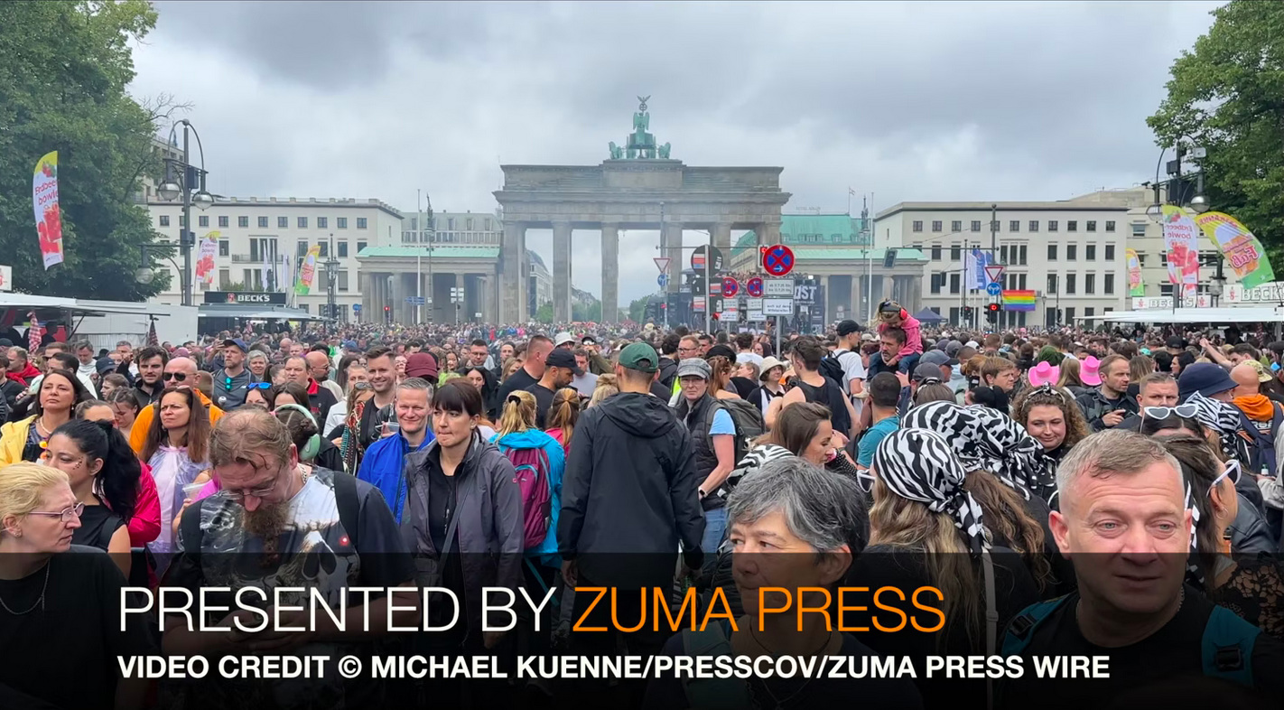 ZUMA Video: Berlin: Rave The Planet Techno Parade 2025 | ZUMAland.com