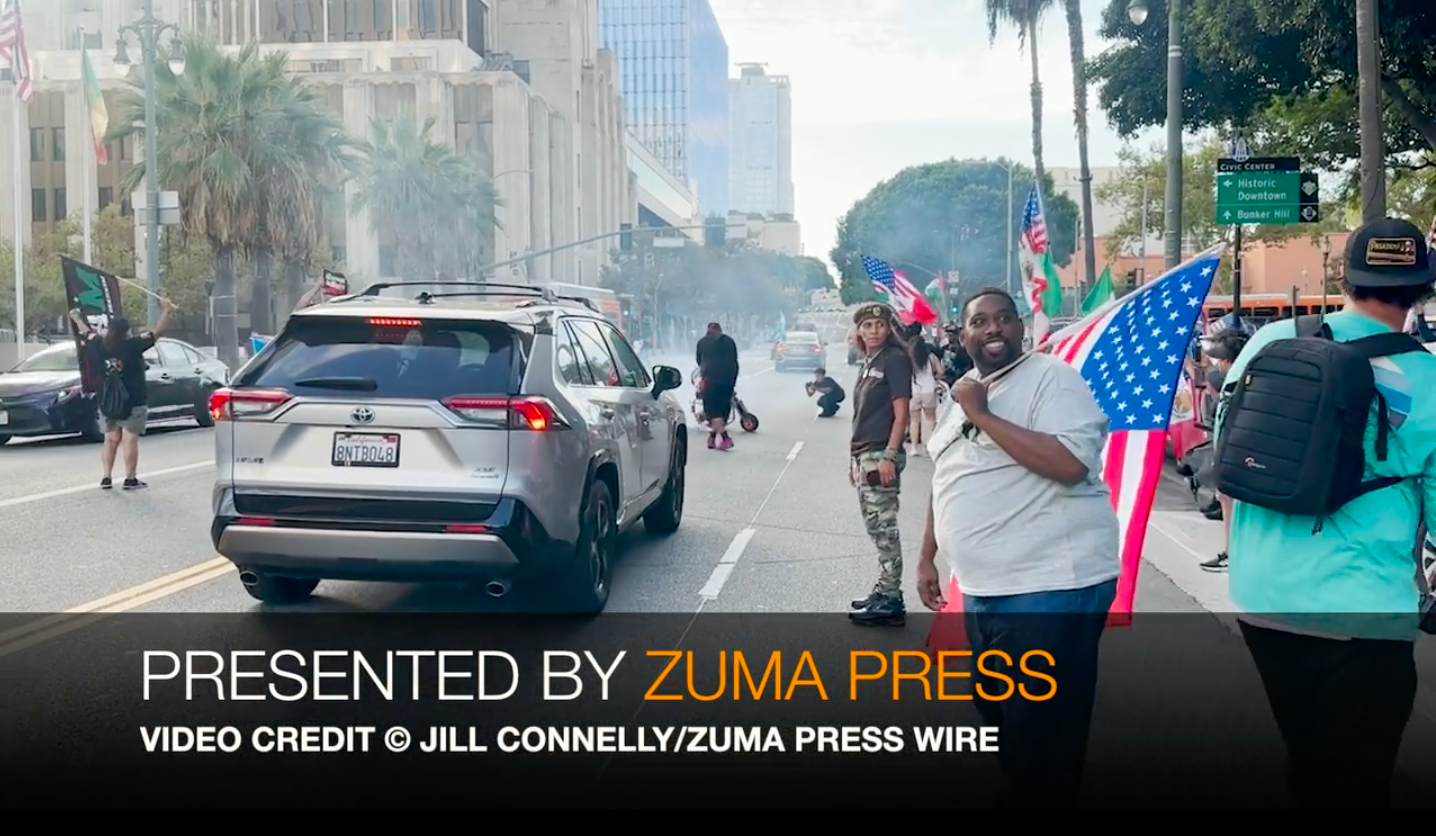 ZUMA Video: Labor Day 2025: Los Angeles Protest | ZUMAland.com